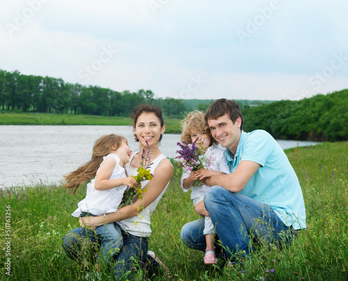 Photo: family outdoors family outdoors