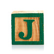 wooden cube alphabet