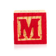 wooden cube alphabet