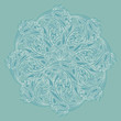 Ornamental round lace