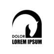 Horse symbol vector