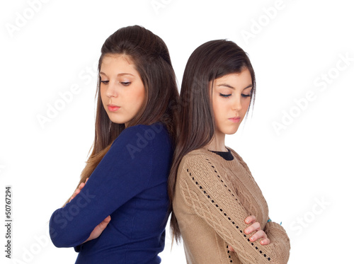 Photo: Two friends angry for some reason Two friends angry for some reason