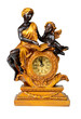 Antique clock, minutes to twelve with clipping path