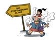A woman goes to a smoking clinic