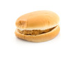 A Burger isolated on white