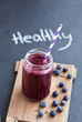 Blueberry smoothie