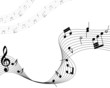 Musical note staff