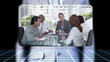 Vídeo: Touchscreen of business meeting Touchscreen of business meeting
