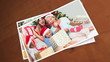 Pictures of an happy family during christmas