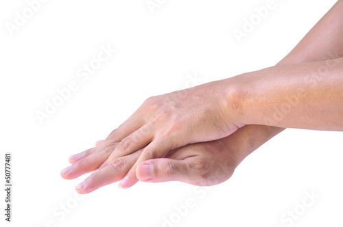 Photo: Man hand sign Man hand sign