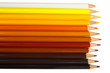 colored wooden pencils make vignette