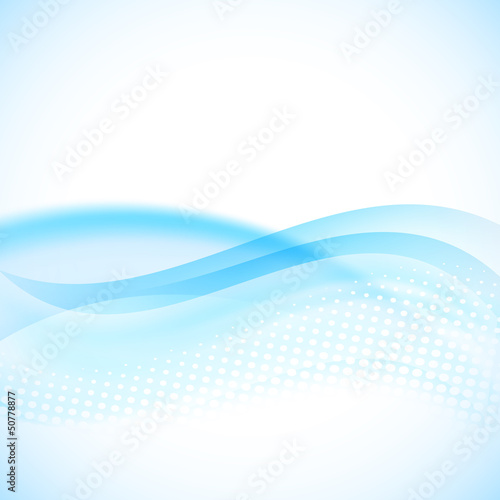 Vector: blue flowing background with halftone blue flowing background with halftone