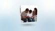 Vídeo: Montage of familys looking at photo albums Montage of familys looking at photo albums