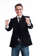 Win and success concept in business