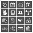 Time and Money Icons Set