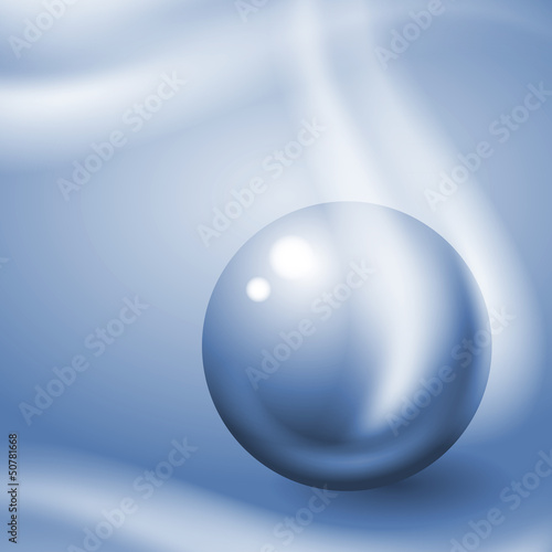 Vector: Metal ball in blue tone. Eps10 vector. Metal ball in blue tone. Eps10 vector.