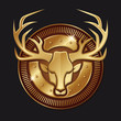 Cerf logo or
