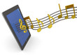 TABLET AND MUSIC - 3D