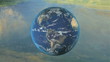 Video: CG Graphic Globe Contrasting Water Environments CG Graphic Globe Contrasting Water Environments