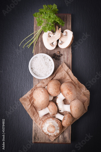 Photo: Fresh champignons Fresh champignons