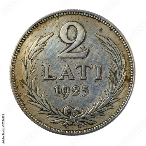 Photo: Vintage Latvian coin Vintage Latvian coin