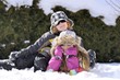 enfants dans la neige