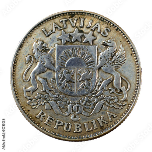 Photo: Vintage Latvian coin Vintage Latvian coin