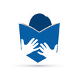 Vector logo Book
