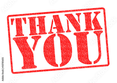 Illustration: THANK YOU Rubber Stamp THANK YOU Rubber Stamp