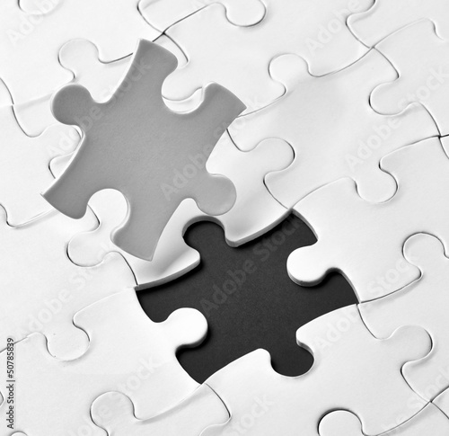 Photo: puzzle game solution teamwork puzzle game solution teamwork