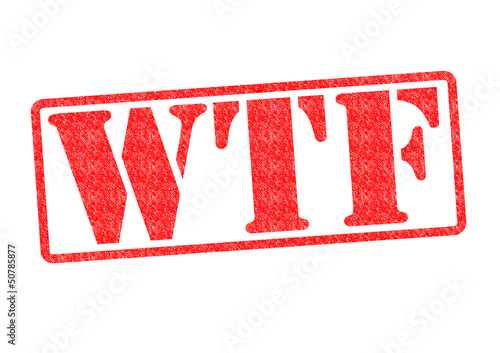 Illustration: WTF Rubber Stamp WTF Rubber Stamp