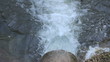 Dirty water discharged into river