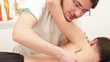 Patient at the physiotherapy