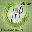 Vegetarian cuisine_Menu