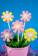 Flower cake pops