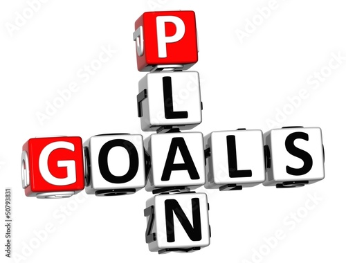 Illustration: 3D Plan Goals Crossword 3D Plan Goals Crossword