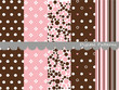 Digital patterns, scrapbook set