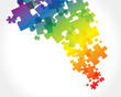Abstract puzzle background