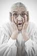 grandma with open mouth
