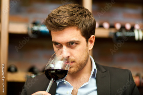 Photo: Young sommelier Young sommelier