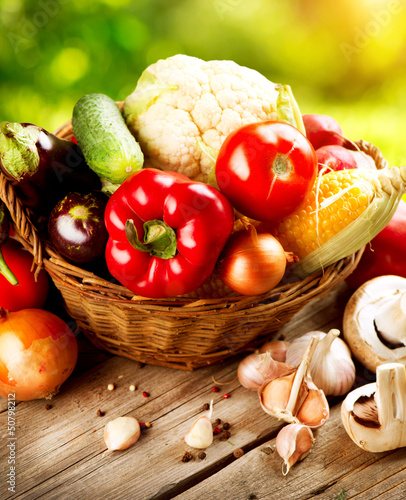 Photo: Healthy Organic Vegetables. Bio Food Healthy Organic Vegetables. Bio Food