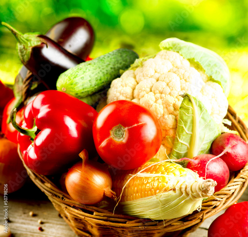 Photo: Healthy Organic Vegetables. Bio Food Healthy Organic Vegetables. Bio Food