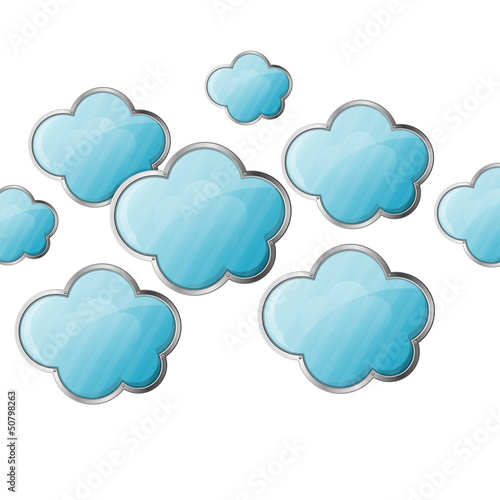 Vector: Cloud Computing Concept Cloud Computing Concept