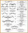 Calligraphic decorative elements