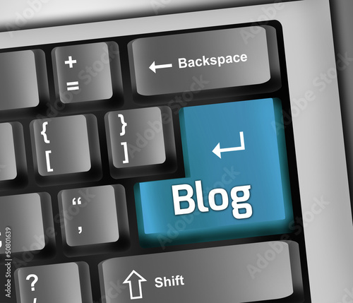 Illustration: Keyboard Illustration "Blog" Keyboard Illustration "Blog"