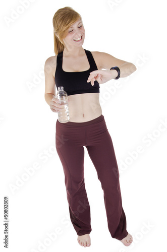 Photo: Female in sport clothes Female in sport clothes
