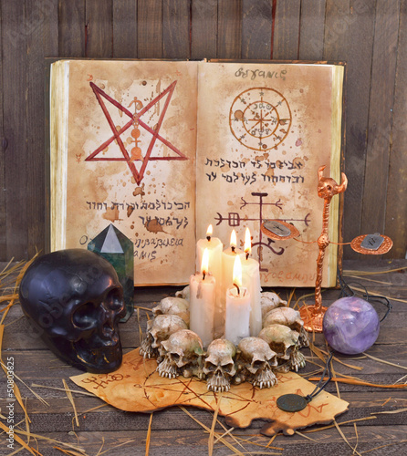 Photo: Satanic rite Satanic rite