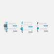 Vektor: Web site template design menu navigation elements with Web site template design menu navigation elements with