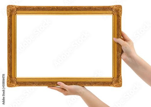 Photo: Frame in hands Frame in hands