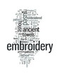 The magic character of embroidery.